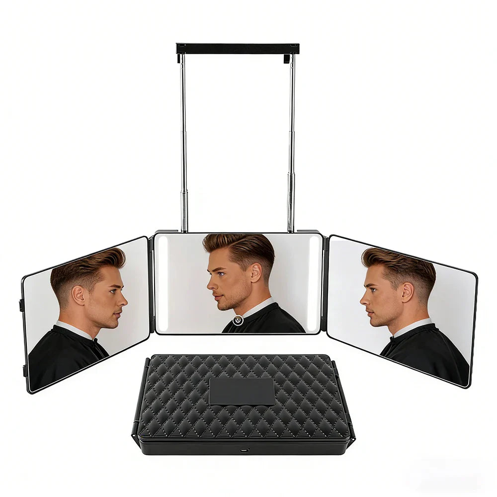 360° LED Haircut Mirror