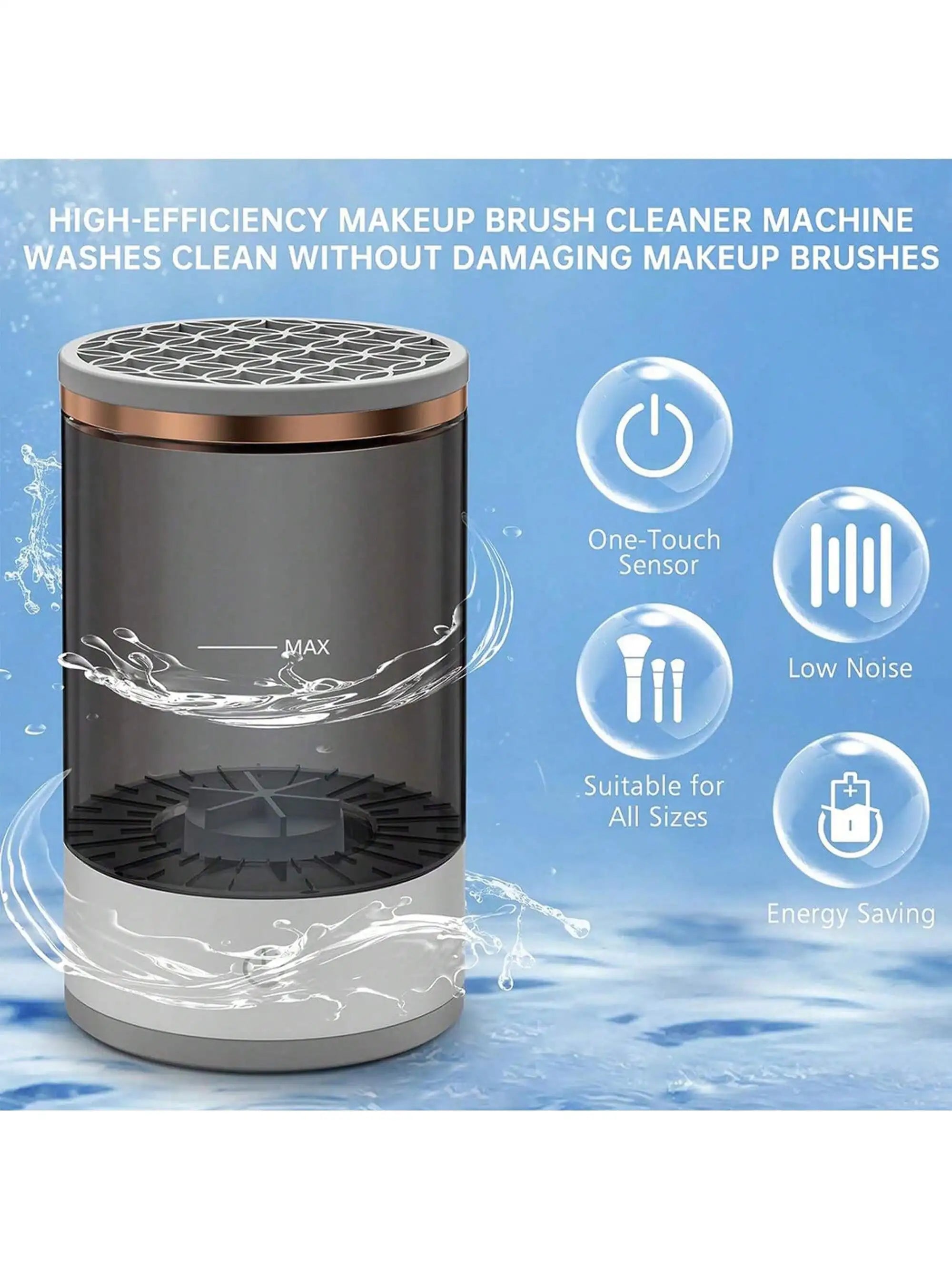 Quick Clean Makeup Brush Machine