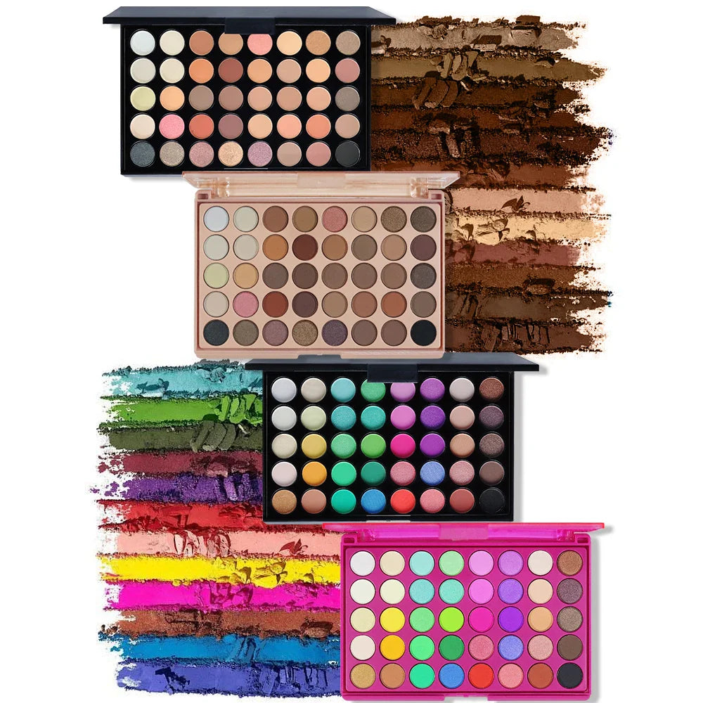 Earthy & Rainbow Eyeshadow Palette